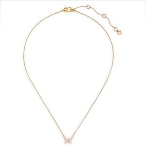 NWT Kate Spade New York Gold-Tone CZ & Colored Butterfly Pendant Necklace